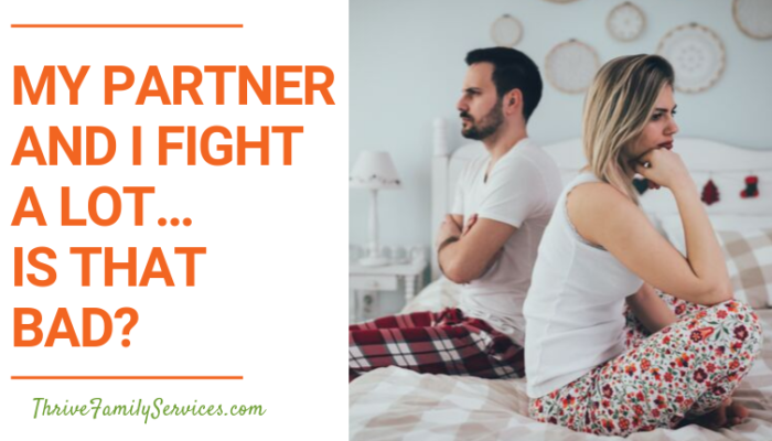 My Partner and I Fight A Lot… Is that Bad? Lone Tree Colorado Relationship Therapy