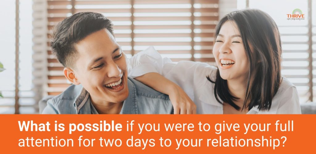 What is possible if you were to give your full attention for two days to your relationship?