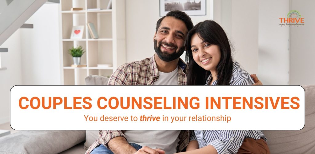 Couples Counseling Intensives: You deserve to thrive in your relationship